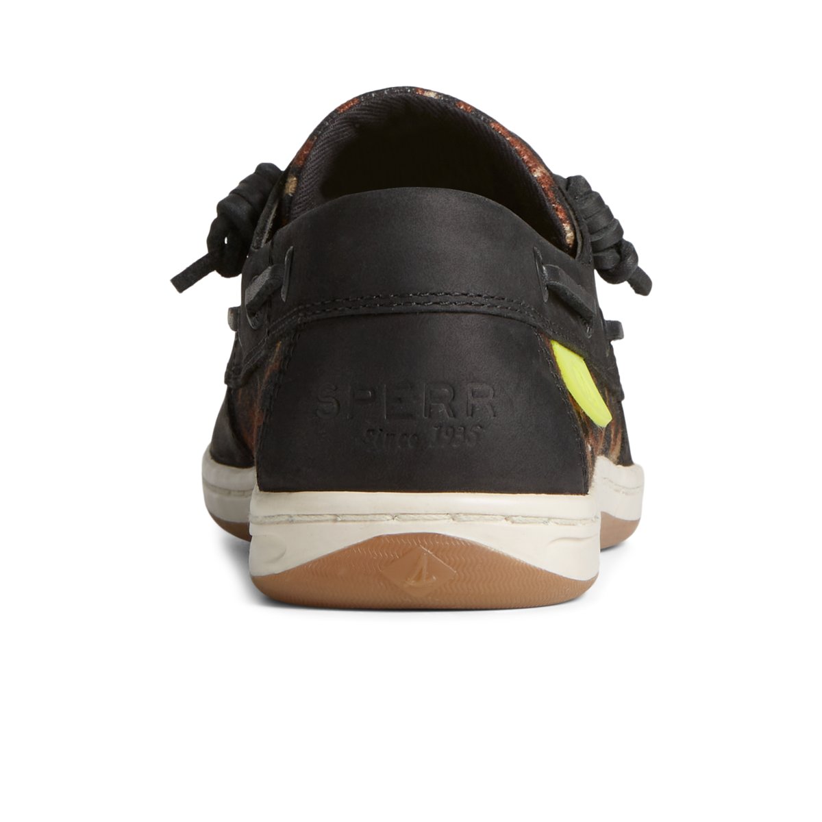 Songfish Cheetah Boat Shoe Black Women s Women Sperry US