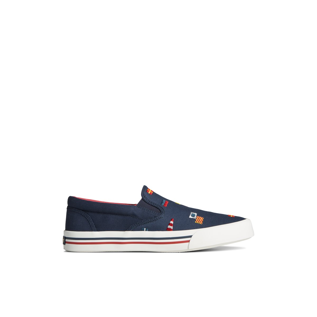 Striper II Nautical Slip On Sneaker Navy Men s Sneakers Sperry US