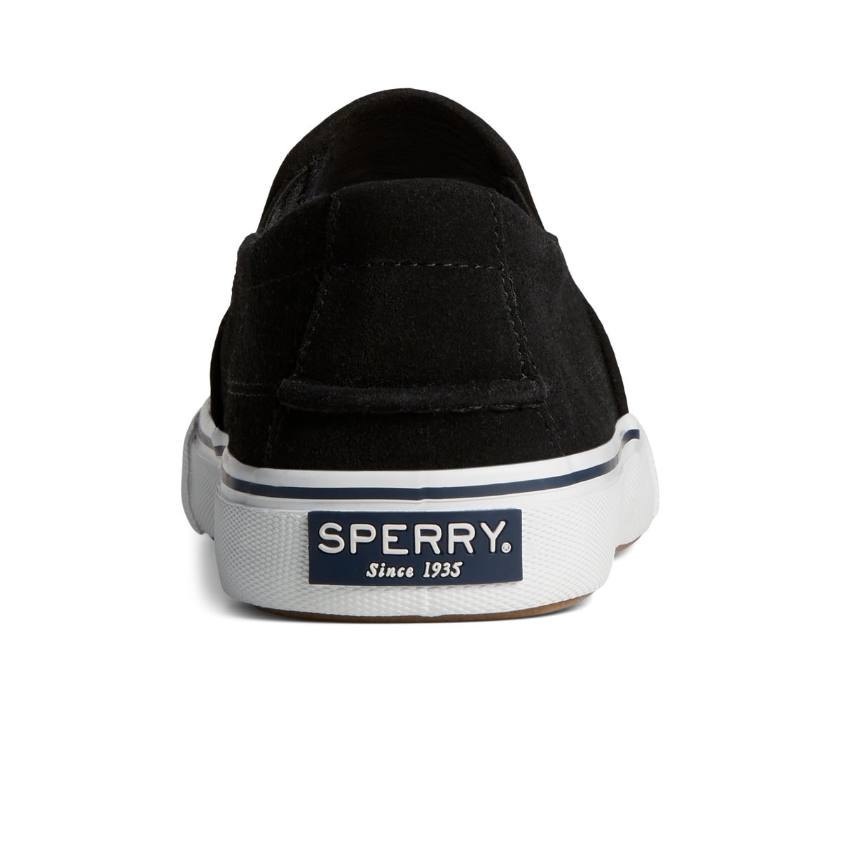 Striper II Twin Gore Suede Slip On Sneaker Black Men s Striper II Sneakers Sperry US