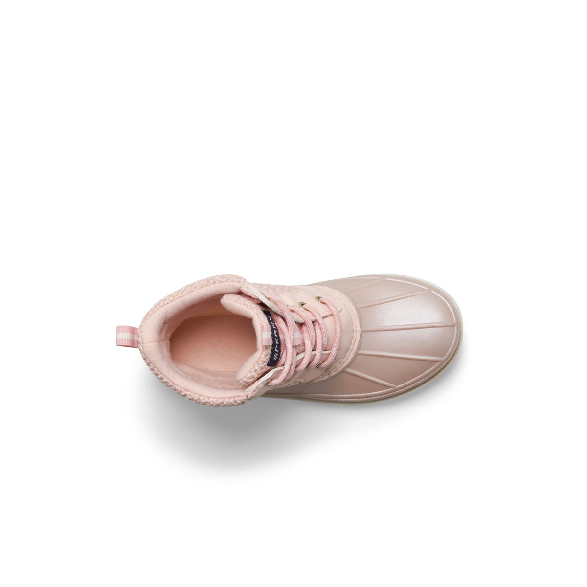 Light pink sperry duck boots outlet