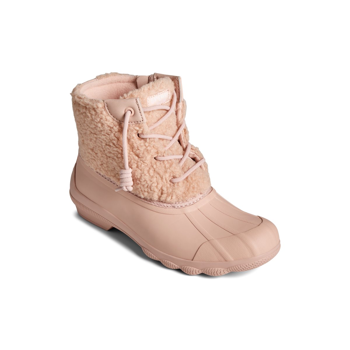 Blush sperry duck boots deals