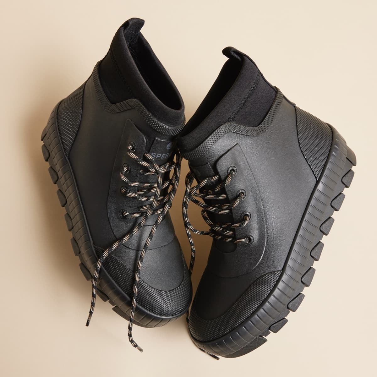 Sperry lace up boots hot sale