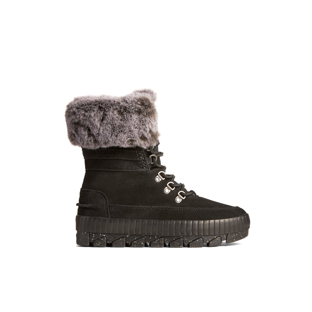 Torrent Lace Up Boot Black Women s Duck Rain Boots Sperry Canada