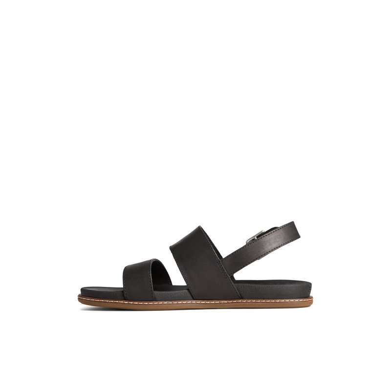 Black back strap sandals hot sale