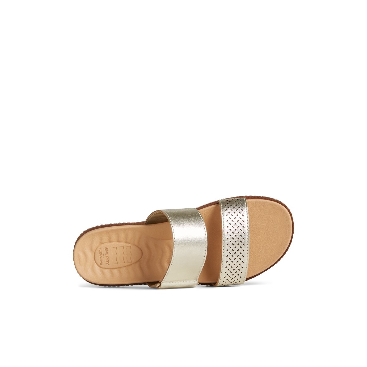 Sperry Women's Seaport City Slide Sandal - Leather Ankle Strap, Memory Foam Footbed