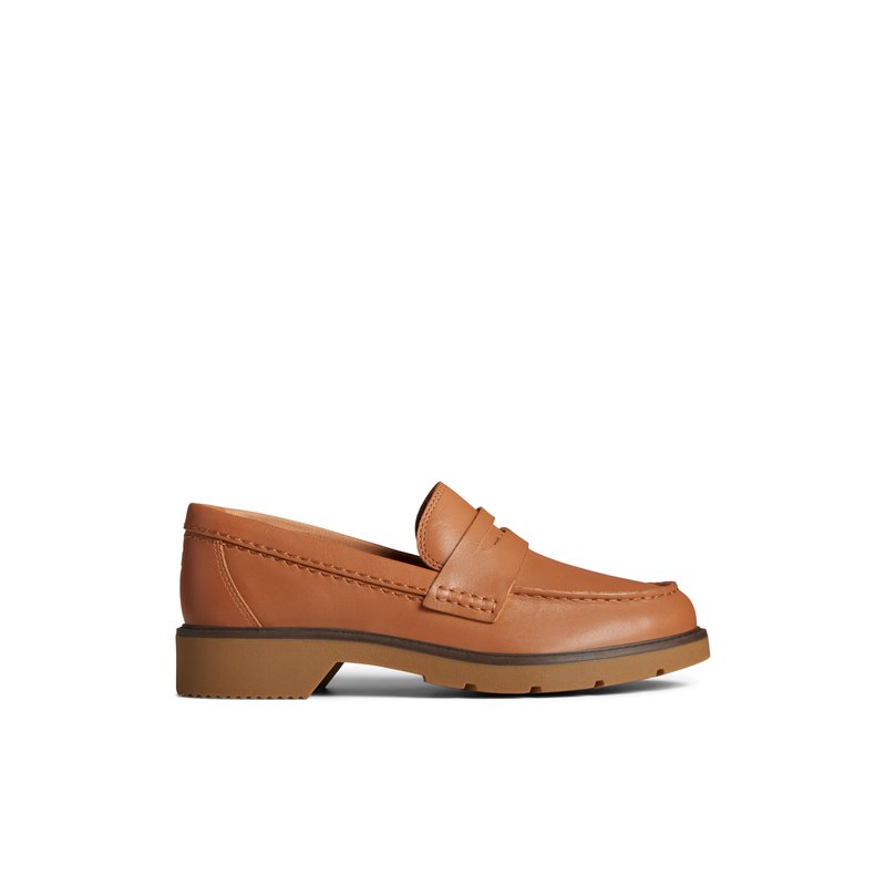 Sperry leather loafers new arrivals